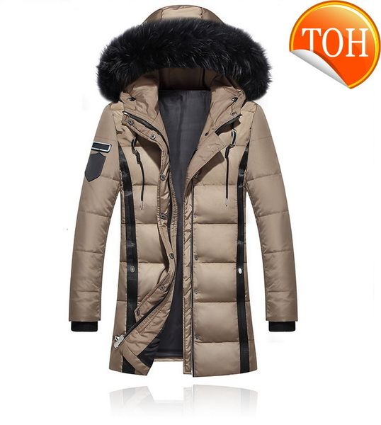 coats 2019 winter jacket men's hickening parkas men male outerwear fur collar casual long cotton wadded men hooded coat, Black
coats 2019 winter jacket men's hickening parkas men male outerwear fur collar casual long cotton wadded men hooded coat, Black