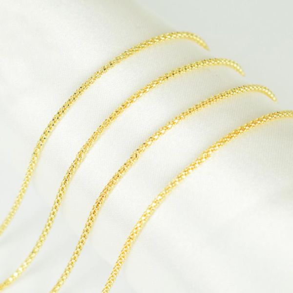 sterling silver gold color chain necelace 1.6mm wide round popcorn necklace collares jewelry for women men girls boys chokers, Golden;silver
sterling silver gold color chain necelace 1.6mm wide round popcorn necklace collares jewelry for women men girls boys chokers, Golden;silver