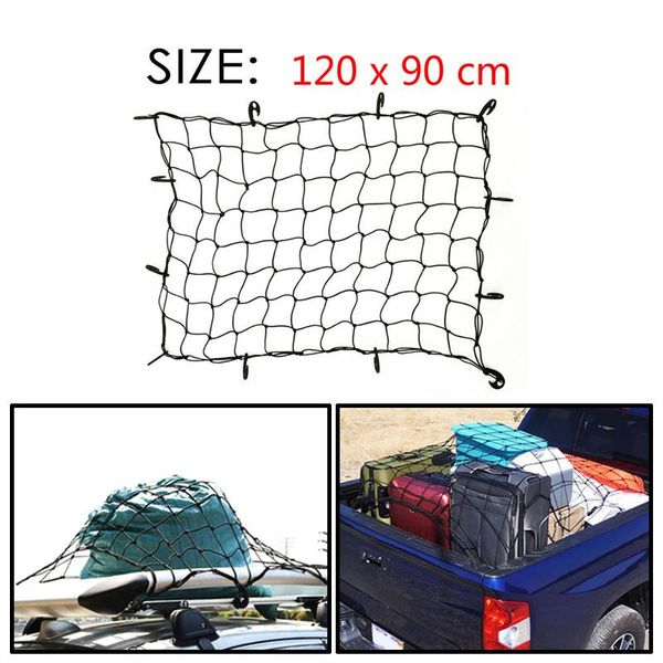 car organizer 120x90cm auto parts roof luggage net elastic strap hook off-road vehicle outdoor suv fixed trunk for storage
car organizer 120x90cm auto parts roof luggage net elastic strap hook off-road vehicle outdoor suv fixed trunk for storage