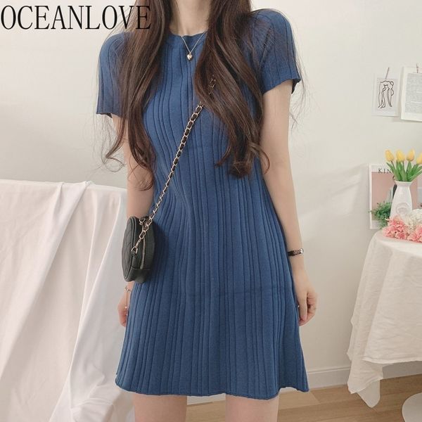summer dress solid knitted short sleeve korean elegant mini dresses chic robes a-line vestidos sweet 19612 210415, Black;gray
summer dress solid knitted short sleeve korean elegant mini dresses chic robes a-line vestidos sweet 19612 210415, Black;gray