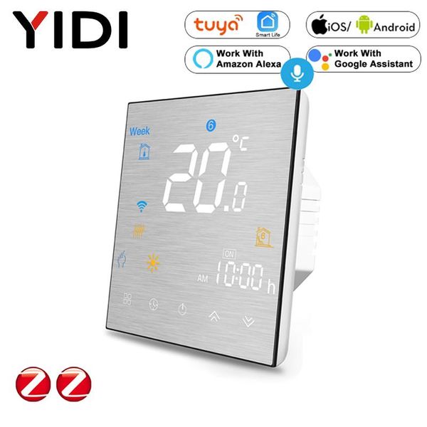 smart home control tuya metal brushed panel zigbee thermostat water/electric floor heating water/gas boiler 2mqalexa google smartlife
smart home control tuya metal brushed panel zigbee thermostat water/electric floor heating water/gas boiler 2mqalexa google smartlife