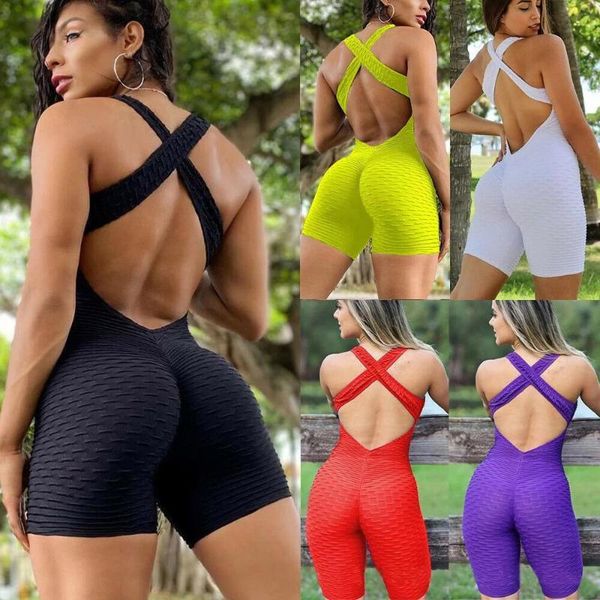 camisoles & tanks high waist women bodysuit sleeveless back cross sports slimming jumpsuit fitness gym tracksuits female push up leggings, Black;white
camisoles & tanks high waist women bodysuit sleeveless back cross sports slimming jumpsuit fitness gym tracksuits female push up leggings, Black;white