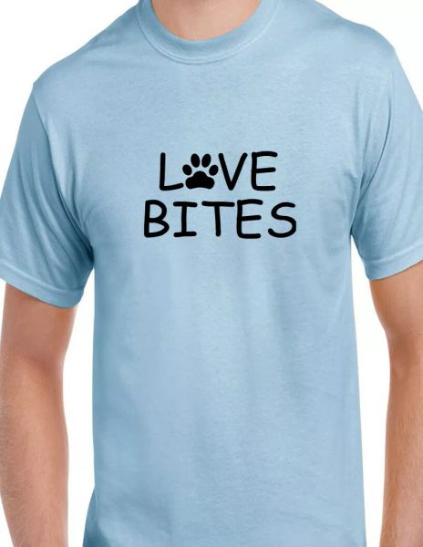 love bites paw print t-shirt cute dog cat animal pet lover puppy canine tee, White;black
love bites paw print t-shirt cute dog cat animal pet lover puppy canine tee, White;black