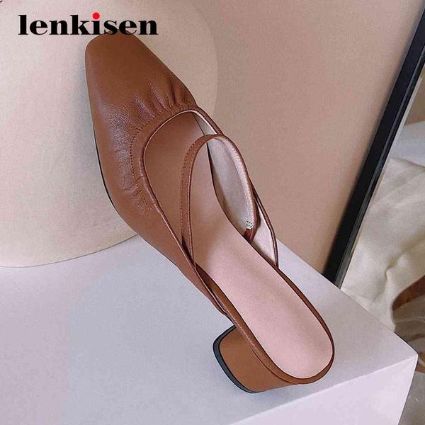 dress shoes lenkisen 2021 simple style full grain leather pleated square toe high heel mules slip on beauty lady daily wear pumps l76, Black
dress shoes lenkisen 2021 simple style full grain leather pleated square toe high heel mules slip on beauty lady daily wear pumps l76, Black