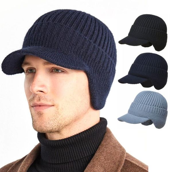 cycling caps & masks outdoor ear protection thick wool beanie hat cap men's knit with brim, Black
cycling caps & masks outdoor ear protection thick wool beanie hat cap men's knit with brim, Black