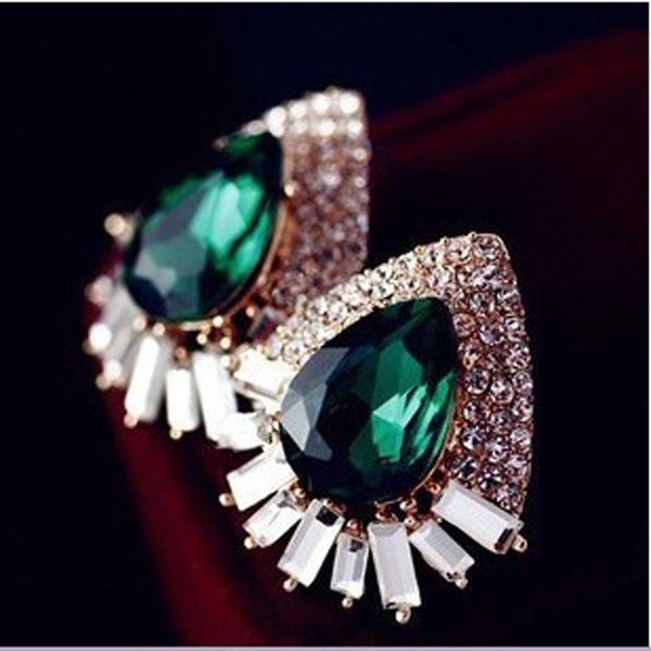 south korea fengshui drop earrings flash diamond celebrity style nightclub bling earrings ear clip, Golden
south korea fengshui drop earrings flash diamond celebrity style nightclub bling earrings ear clip, Golden