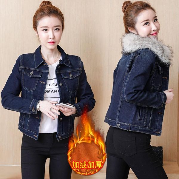 winter warm lamb coat pocket denim jacket women thick loose outwear parka plus size female women's jackets, Black;brown
winter warm lamb coat pocket denim jacket women thick loose outwear parka plus size female women's jackets, Black;brown