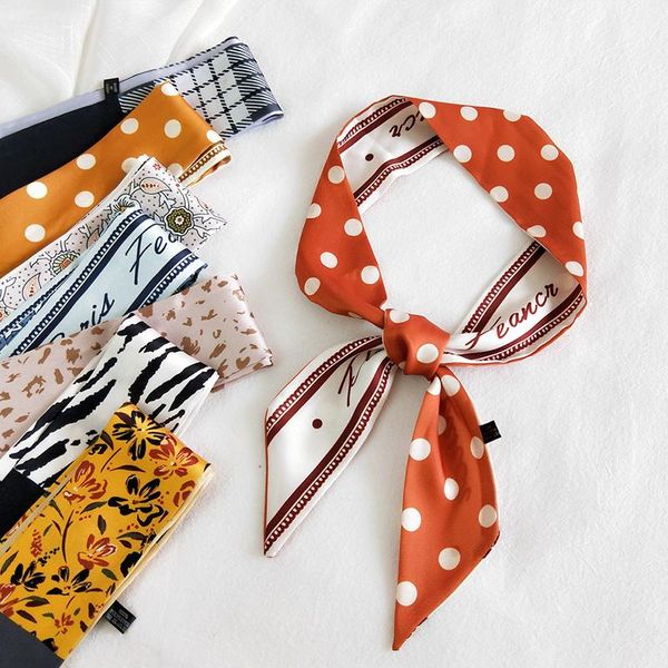 scarves fashion silk scarf print thin long strip decorative neckerchief korean style multi-function small skinny, Blue;gray
scarves fashion silk scarf print thin long strip decorative neckerchief korean style multi-function small skinny, Blue;gray