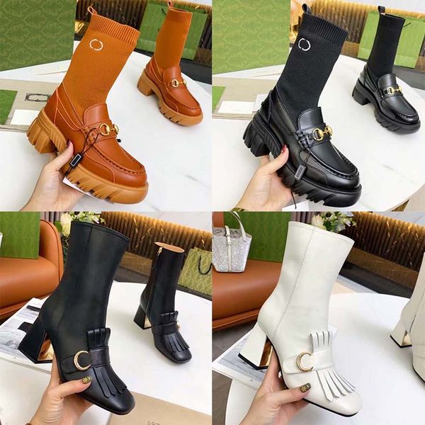 ankle boots womens designer shoes warm winter brand style booties martin leather material rubber grooved sole retro sports with box, Black
ankle boots womens designer shoes warm winter brand style booties martin leather material rubber grooved sole retro sports with box, Black