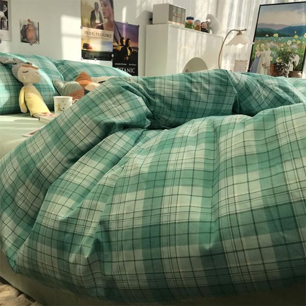 bedding sets simple fashion green geometric check set teen,cotton twin full king home textile bed sheet pillow case duvet cover
bedding sets simple fashion green geometric check set teen,cotton twin full king home textile bed sheet pillow case duvet cover