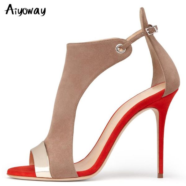 aiyoway summer sandals women shoes buckle stiletto heels gladiator super high heel female plus size, Black
aiyoway summer sandals women shoes buckle stiletto heels gladiator super high heel female plus size, Black