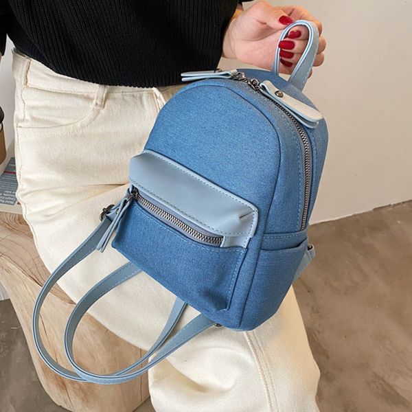 fashion denim women backpack small female travel backpacks preppy style school bag for girls rucksack daypack sac a dos blue l00
fashion denim women backpack small female travel backpacks preppy style school bag for girls rucksack daypack sac a dos blue l00