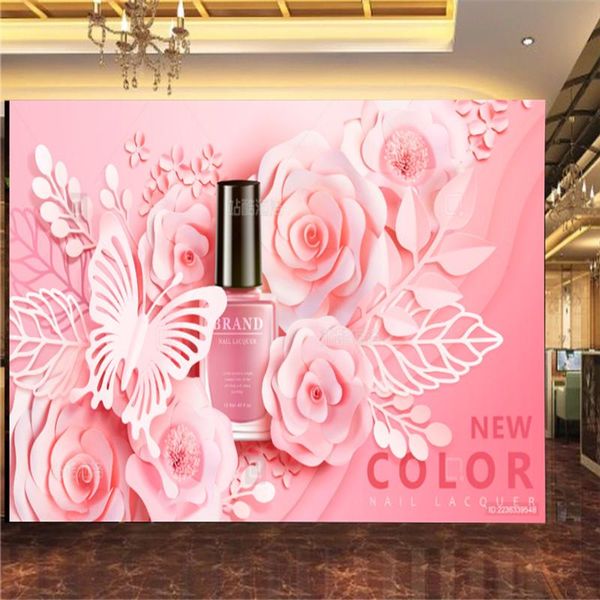 wallpapers fashion modern romantic pink nail polish industrial decoration shop background wall paper mural papel de parede
wallpapers fashion modern romantic pink nail polish industrial decoration shop background wall paper mural papel de parede