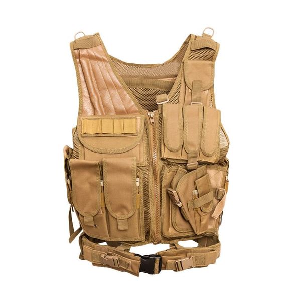 hunting jackets men's vest camouflage body molle armor outdoor jungle equipment(khaki), Camo;black
hunting jackets men's vest camouflage body molle armor outdoor jungle equipment(khaki), Camo;black