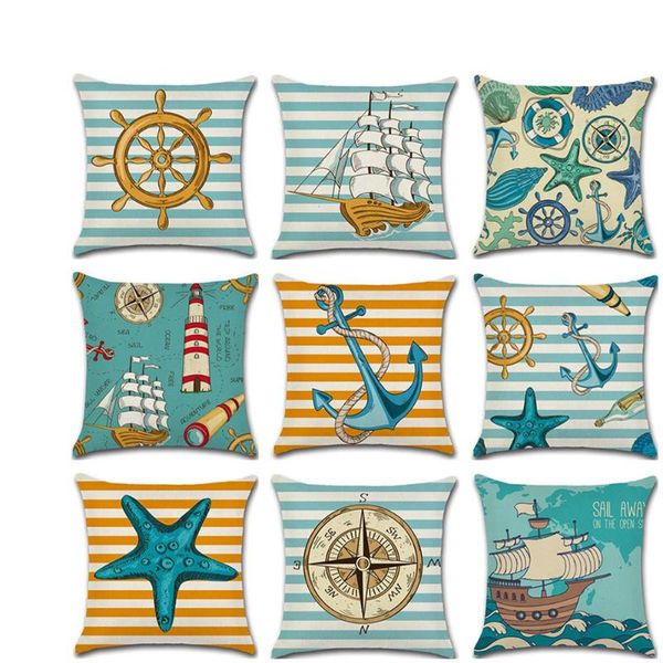 cushion/decorative pillow cartoon sea animal cover starfish sailboat rudder linen case home decorative cushion 45*45cm
cushion/decorative pillow cartoon sea animal cover starfish sailboat rudder linen case home decorative cushion 45*45cm