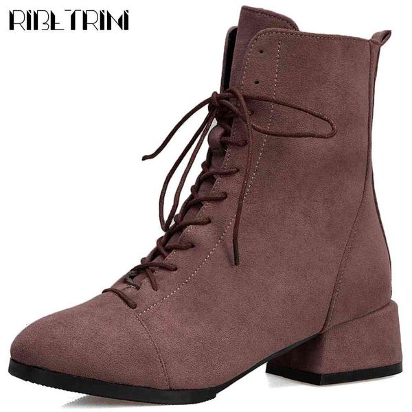 boots elegant female lace-up ol shoes woman black flock ankle med chunky heels boots women
boots elegant female lace-up ol shoes woman black flock ankle med chunky heels boots women