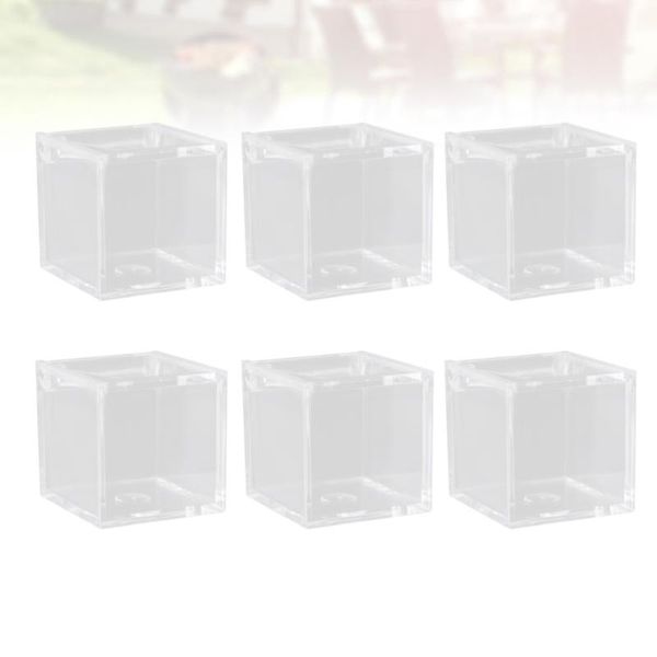 6pcs square shape storage container candy box transparent case for wedding party (transparent) gift wrap
6pcs square shape storage container candy box transparent case for wedding party (transparent) gift wrap