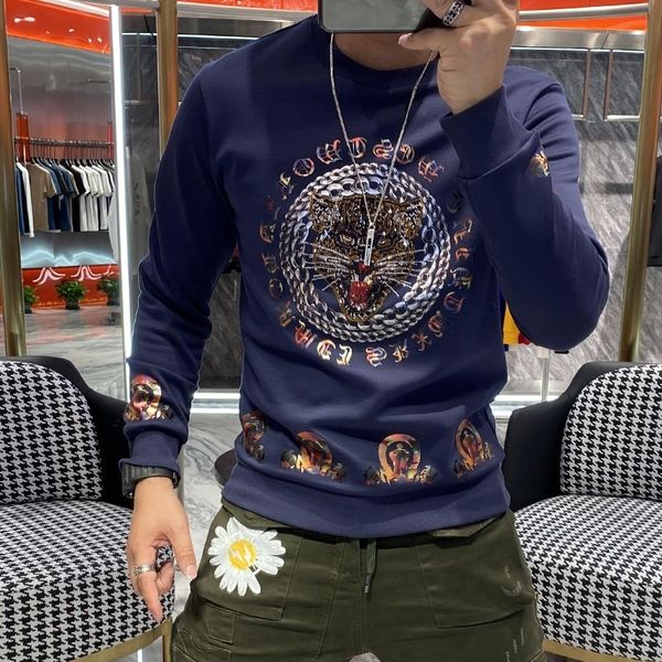 men's hoodies & sweatshirts deluxe male hoodie tiger puncture fashion famous hoodie diamond imprinted casual r2o4, Black
men's hoodies & sweatshirts deluxe male hoodie tiger puncture fashion famous hoodie diamond imprinted casual r2o4, Black