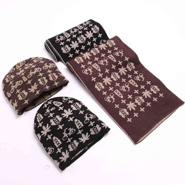 hat scarf glove set all kinds of knitted jacquard hats and scarves 2 sets, Blue;gray
hat scarf glove set all kinds of knitted jacquard hats and scarves 2 sets, Blue;gray
