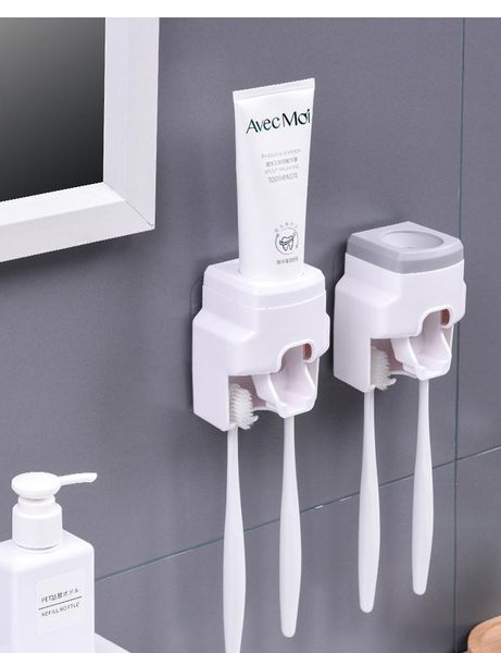 punch-wall mount automatic toothpaste dispenser bathroom accessories waterproof lazy squeezer toothbrush holder bath accessory set
punch-wall mount automatic toothpaste dispenser bathroom accessories waterproof lazy squeezer toothbrush holder bath accessory set