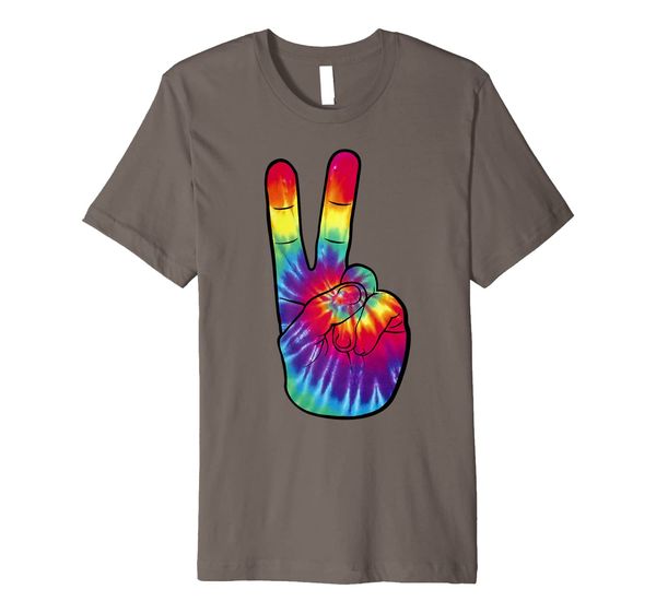 Tie Dye Art Hand Victory Peace Sign Color 70s Retro Premium T-Shirt, Mainly pictures
Tie Dye Art Hand Victory Peace Sign Color 70s Retro Premium T-Shirt, Mainly pictures