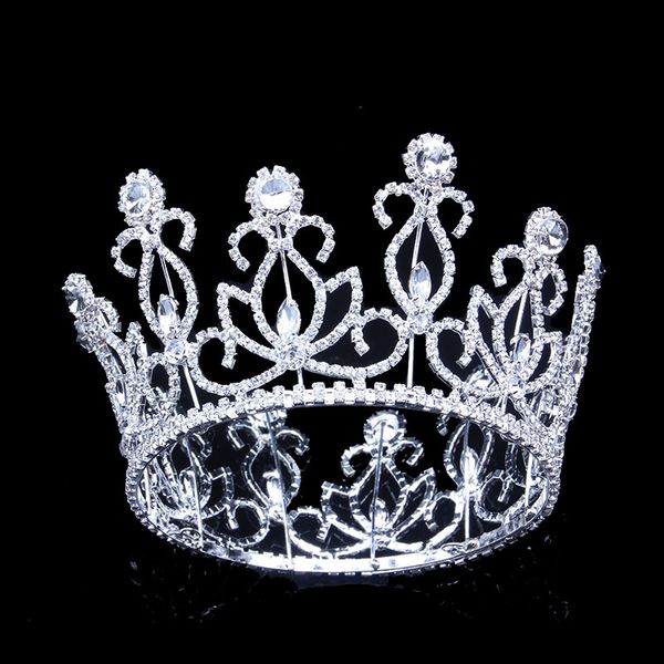 fantastic wedding bridal tiara miss beauty pageant crown clear rhinestones crystals large headband hair jewelry jci096, White;golden
fantastic wedding bridal tiara miss beauty pageant crown clear rhinestones crystals large headband hair jewelry jci096, White;golden