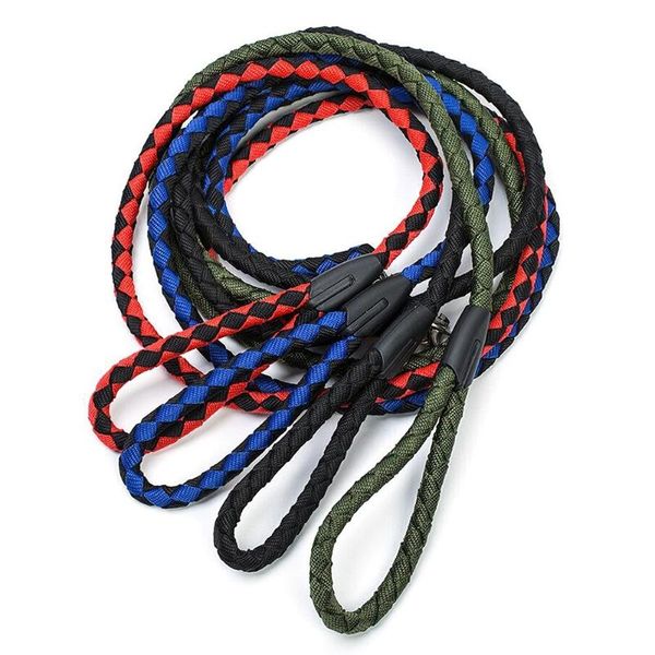 dog collars & leashes nylon leash 5ft long walking rope metal clasp chain traction for medium training outside
dog collars & leashes nylon leash 5ft long walking rope metal clasp chain traction for medium training outside