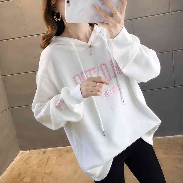 hoodies autumn 2021 ins loose letter printed long sleeve women's korean hoodie middle and fashion, Black
hoodies autumn 2021 ins loose letter printed long sleeve women's korean hoodie middle and fashion, Black