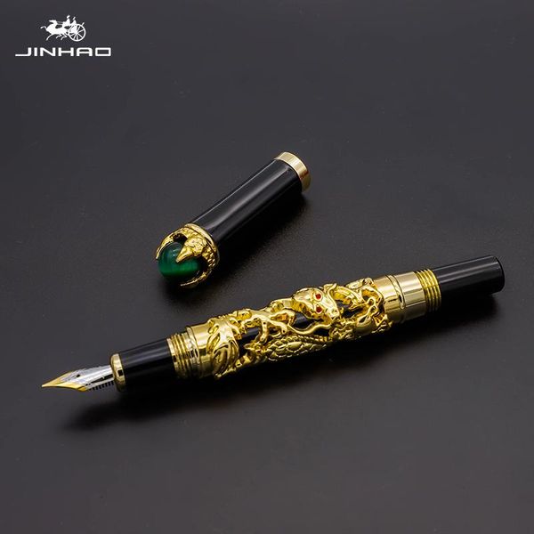 fountain pens jinhao green dragon king pen electroplating 0.5mm titanium tips collection gifts of choice
fountain pens jinhao green dragon king pen electroplating 0.5mm titanium tips collection gifts of choice