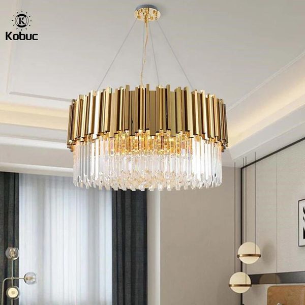 chandeliers kobuc led postmodern round golden stainless steel crystal chandelier lighting lustre dinning room suspension luminaire lampen
chandeliers kobuc led postmodern round golden stainless steel crystal chandelier lighting lustre dinning room suspension luminaire lampen