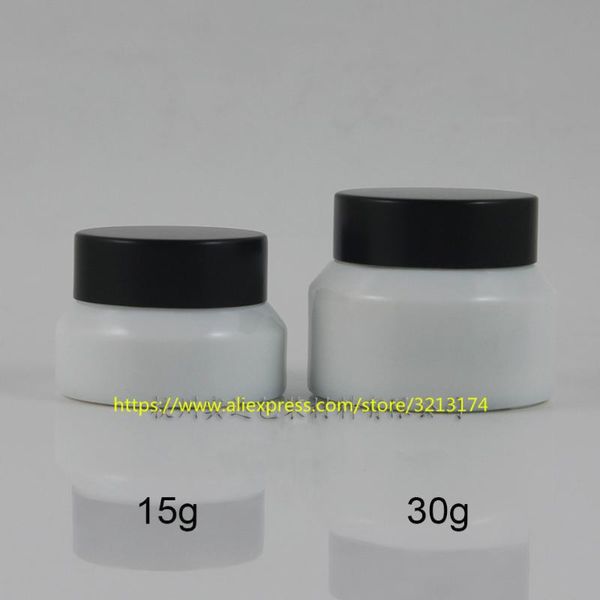 storage bottles & jars 15g 30g 50g white glass cream jar, 15ml 30ml 50ml cosmetic eye can mask pot facial lotion tin care packing container 
storage bottles & jars 15g 30g 50g white glass cream jar, 15ml 30ml 50ml cosmetic eye can mask pot facial lotion tin care packing container