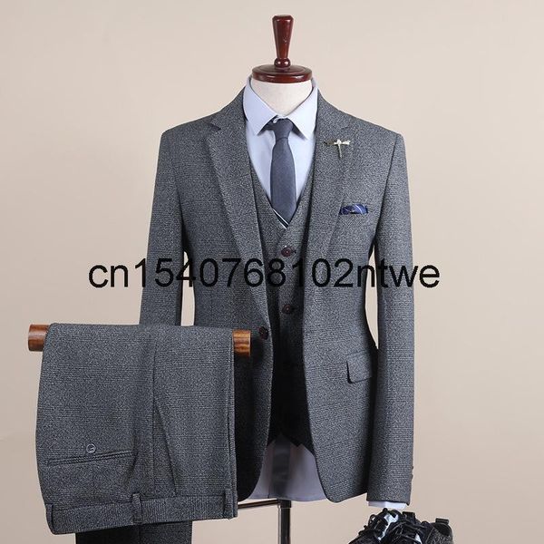 men's suit korean slim formal business bridegroom's man dress three piece suits & blazers, White;black
men's suit korean slim formal business bridegroom's man dress three piece suits & blazers, White;black