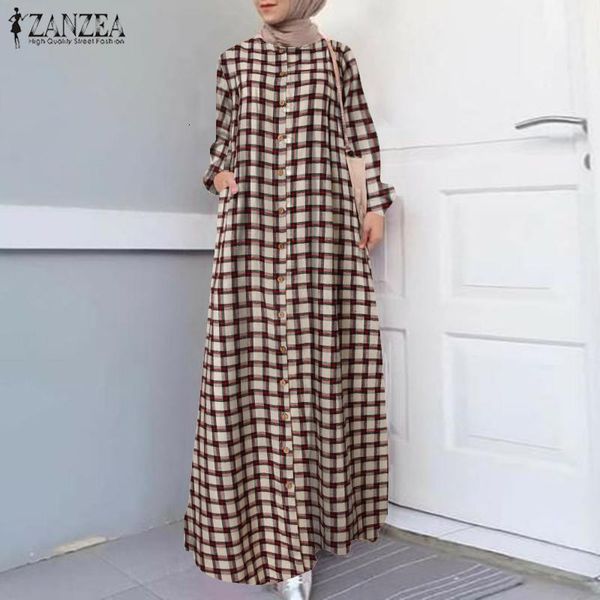 women's blouses & shirts casual islamic clothing robe muslim fashion dress spring maxi long women sleeve button zanzea vintage hij, White
women's blouses & shirts casual islamic clothing robe muslim fashion dress spring maxi long women sleeve button zanzea vintage hij, White