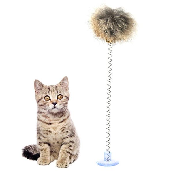 cat toys 1pc teaser toy interactive plush spring wand kitten ball with sucker bell pet supplies accessories
cat toys 1pc teaser toy interactive plush spring wand kitten ball with sucker bell pet supplies accessories