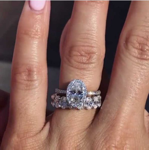 cluster rings 2021 925 sterling silver oval cut diamond set for women luxury wedding engagement cocktail ring finger fine jewelry, Golden;silver
cluster rings 2021 925 sterling silver oval cut diamond set for women luxury wedding engagement cocktail ring finger fine jewelry, Golden;silver