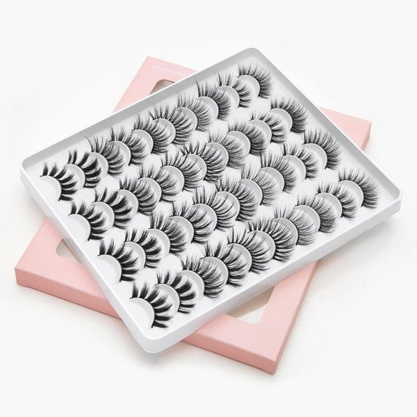 5/8/20 pairs 3d mink lashes natural false eyelashes dramatic volume fake makeup eyelash extension silk
5/8/20 pairs 3d mink lashes natural false eyelashes dramatic volume fake makeup eyelash extension silk