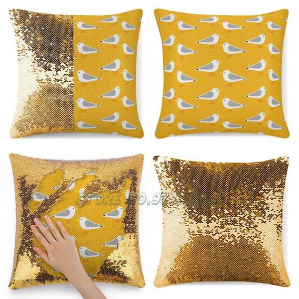 pillow case cheeky seagulls sequins pillowcase glitter reversible decorative cover seagull pattern yellow y
pillow case cheeky seagulls sequins pillowcase glitter reversible decorative cover seagull pattern yellow y