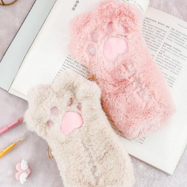 plush cat claw pencil case kawaii soft stationery storage bag cosmetic makeup brush box japanese school supplies bags
plush cat claw pencil case kawaii soft stationery storage bag cosmetic makeup brush box japanese school supplies bags