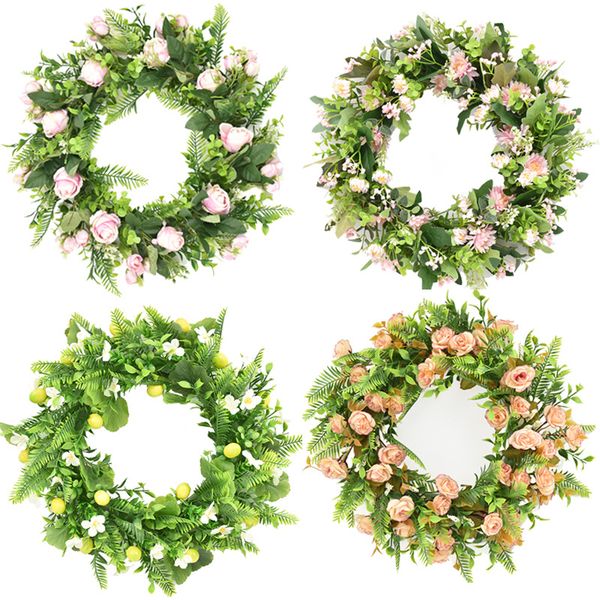 artificial silk cloth rose wreath rattan decor garland simulation fake flowers home wedding props festive & party supplies
artificial silk cloth rose wreath rattan decor garland simulation fake flowers home wedding props festive & party supplies