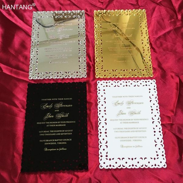 greeting cards beautiful design hollow pattern 5x7inch printing letters multi color acrylic wedding invitaion 100 pieces per lot
greeting cards beautiful design hollow pattern 5x7inch printing letters multi color acrylic wedding invitaion 100 pieces per lot
