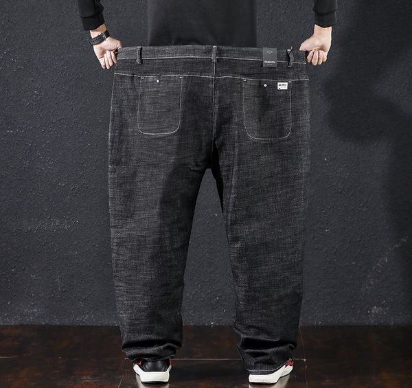 men's jeans japanese college style plus size harem casual loose pants high stretch fat trousers l8158 rqlw, Blue
men's jeans japanese college style plus size harem casual loose pants high stretch fat trousers l8158 rqlw, Blue