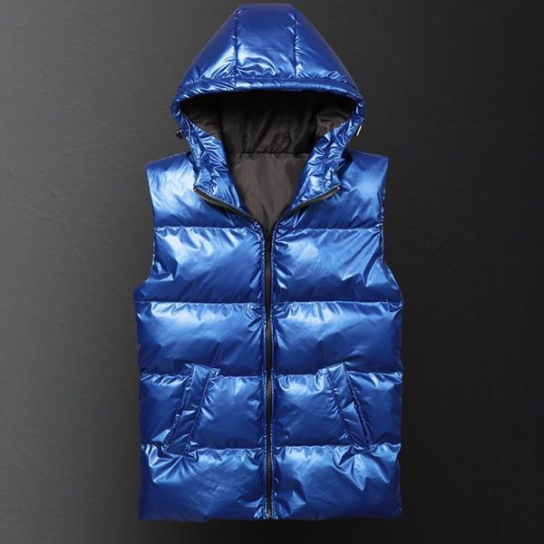 men's vests fashion vest winter warm hooded padded coat youth cotton jacket thick down parka men lpli, Black;white
men's vests fashion vest winter warm hooded padded coat youth cotton jacket thick down parka men lpli, Black;white
