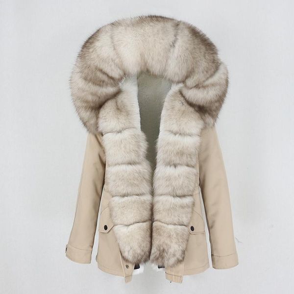 women's fur & faux menina bonita 2021 waterproof short parka winter jacket women real natural collar hood coat streetwear detachable 3, Black
women's fur & faux menina bonita 2021 waterproof short parka winter jacket women real natural collar hood coat streetwear detachable 3, Black