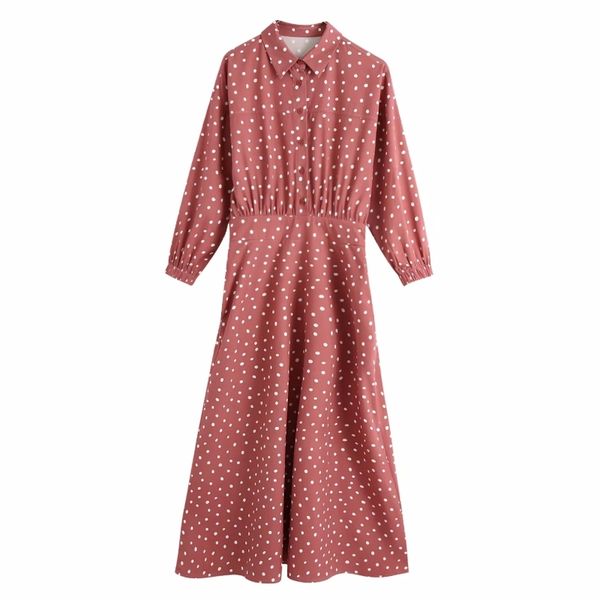 women dot printing shirtwaist dress high street femme long sleeve dresses casual lady loose clothes vestido d6522 210430, Black;gray
women dot printing shirtwaist dress high street femme long sleeve dresses casual lady loose clothes vestido d6522 210430, Black;gray