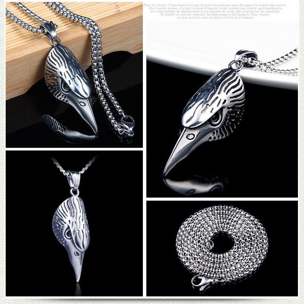 chains vintage men and women pendants eagle necklace punk hip hop rock jewelry wholesale, Silver
chains vintage men and women pendants eagle necklace punk hip hop rock jewelry wholesale, Silver