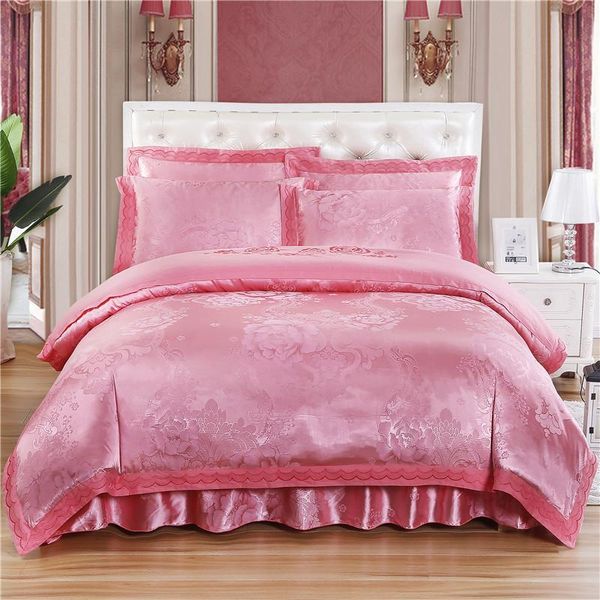 bedding sets 4pcs tribute and jacquard cotton bed skirt set size soft bedclothes sheet pillowcases cover duvet
bedding sets 4pcs tribute and jacquard cotton bed skirt set size soft bedclothes sheet pillowcases cover duvet
