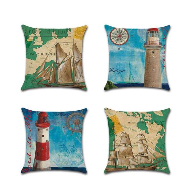 cushion/decorative pillow linen home decor sailing boat lighthouse compass cushion decoration sofa 45*45cm
cushion/decorative pillow linen home decor sailing boat lighthouse compass cushion decoration sofa 45*45cm