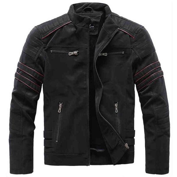 autumn winter ets men fashion stand collar biker motorcycle et mens casual zipper washed retro pu leather coats, Black
autumn winter ets men fashion stand collar biker motorcycle et mens casual zipper washed retro pu leather coats, Black