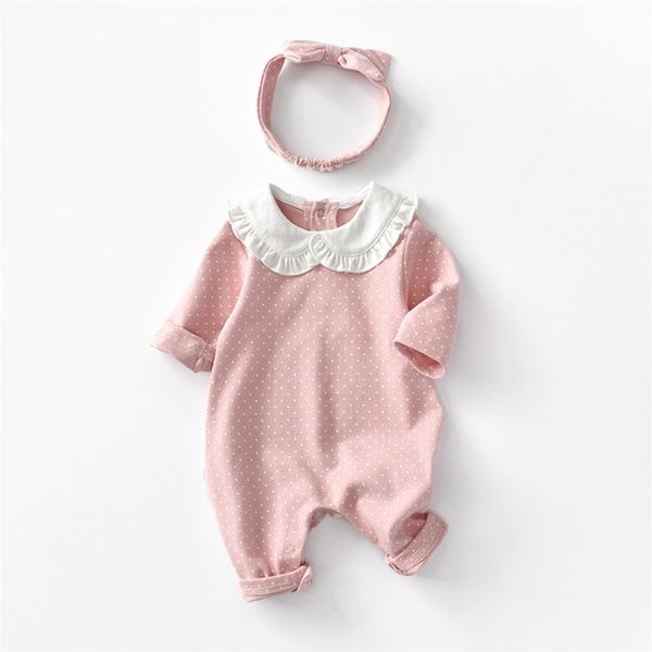 melario newborn baby rompers cute spring polka dot jumpsuit with headband purse collar baby girls outfits newborn infant clothes 210412, Blue
melario newborn baby rompers cute spring polka dot jumpsuit with headband purse collar baby girls outfits newborn infant clothes 210412, Blue