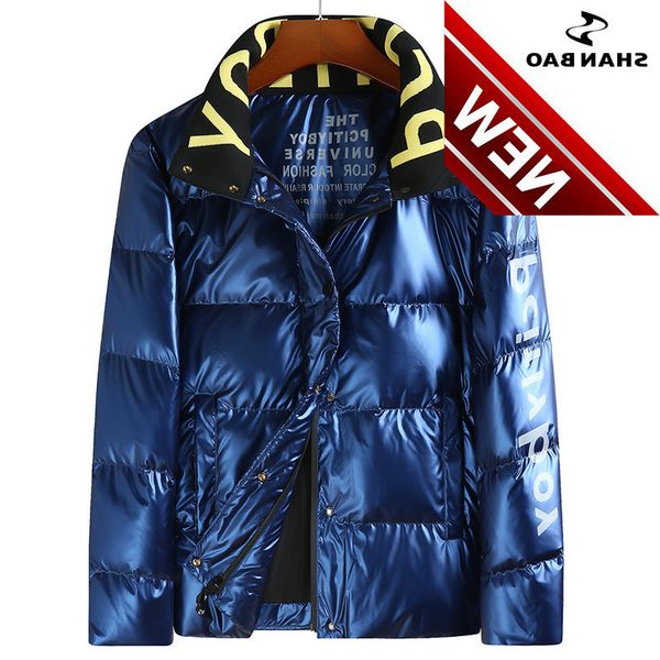 shan bao 2021 winter brand plus size loose fashion down jacket classic style young men's trend thick warm blue black
shan bao 2021 winter brand plus size loose fashion down jacket classic style young men's trend thick warm blue black